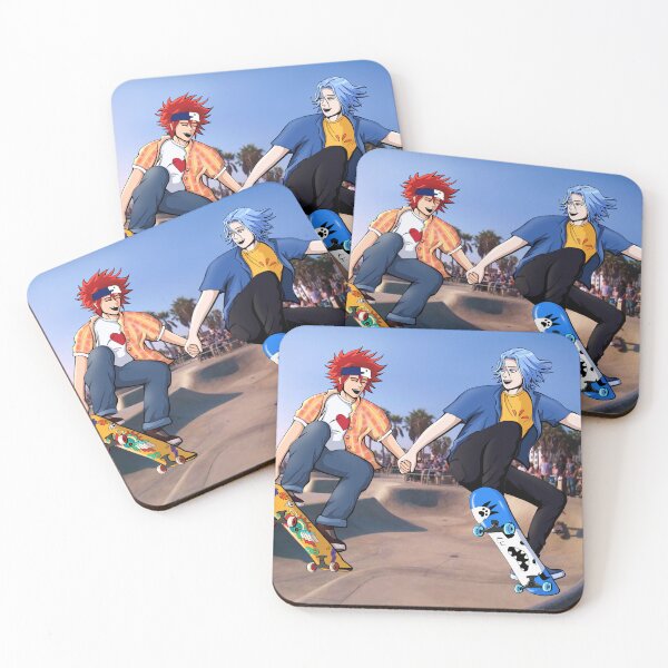 Item preview, Langa and Reki at a skatepark designed and sold by Winniemx.