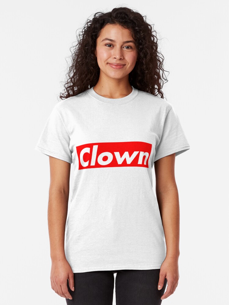 supreme clown shirt