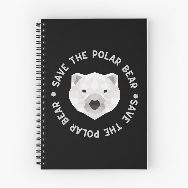 Item preview, Save The Polar Bear grey designed and sold by EsraaBaniOdeh.