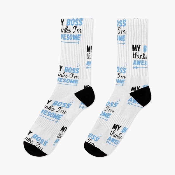 Item preview, My boss thinks I'm awesome! designed and sold by ronaldsonou.
