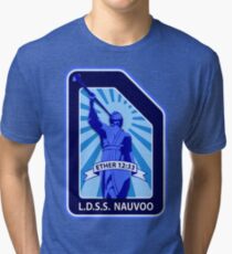 LDSS Nauvoo patch Tri-blend T-Shirt