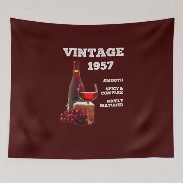 Item preview, VINTAGE 1957, 65TH BIRTHDAY – WINE LOVER designed and sold by Danicus666.