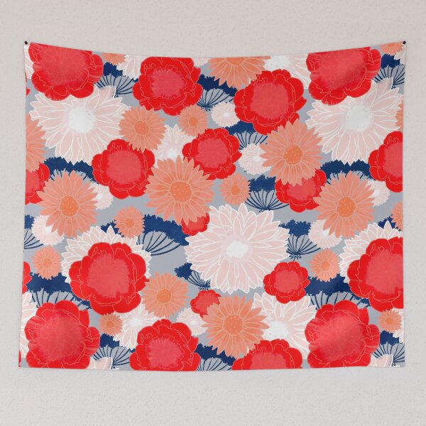 Item preview, Coral and Navy Bouquet designed and sold by DesignsByJaycee.