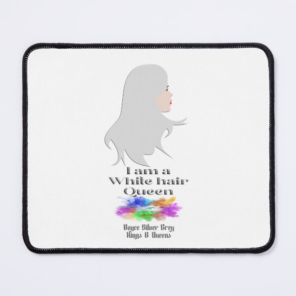 Item preview, I am a white hair queen [ dark logo for light top] designed and sold by markyboyce247.