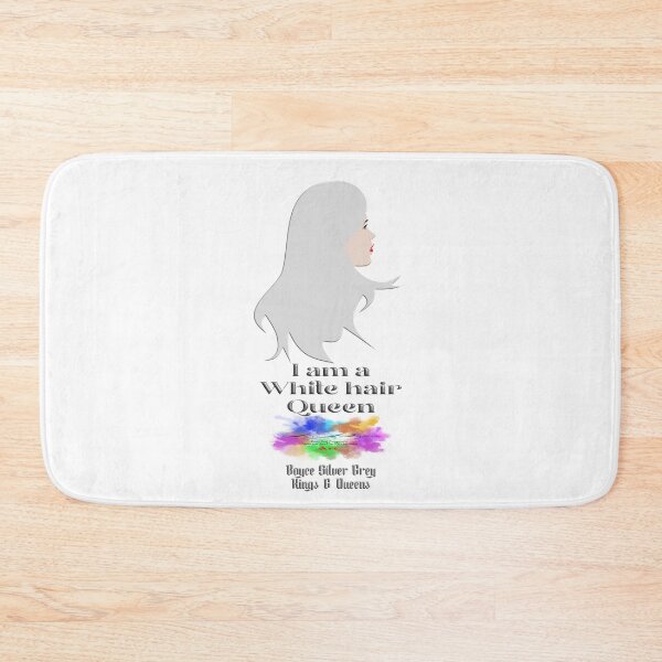 Item preview, I am a white hair queen [ dark logo for light top] designed and sold by markyboyce247.