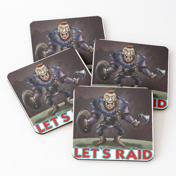Item preview, let's raid designed and sold by CIZdibujos.