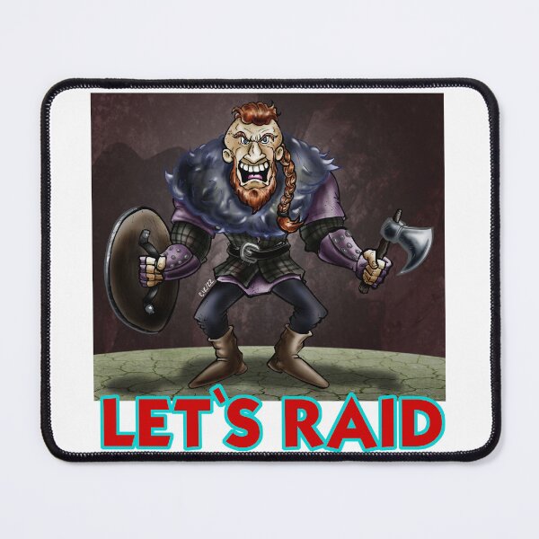 Item preview, let's raid designed and sold by CIZdibujos.