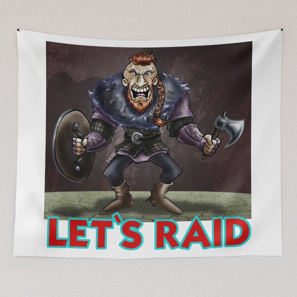 Item preview, let's raid designed and sold by CIZdibujos.