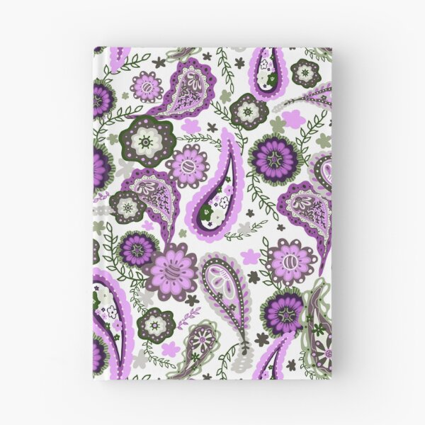 Item preview, Lavender and gray paisley  designed and sold by SisterlyLove.