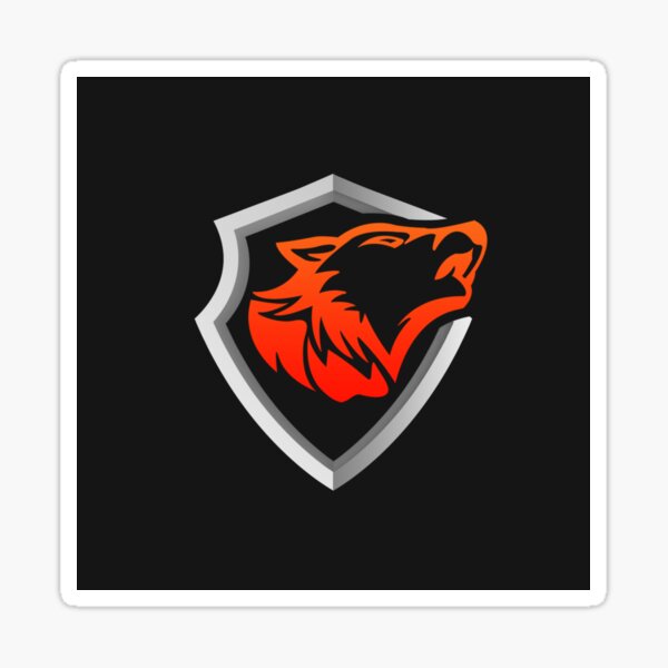 "Animated Red Wolf" Sticker for Sale by Redbubble