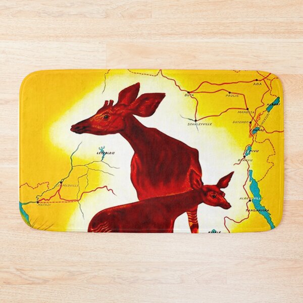 Item preview, BELGIAN CONGO: Vintage Travel and Tourism Africa Print designed and sold by posterbobs.
