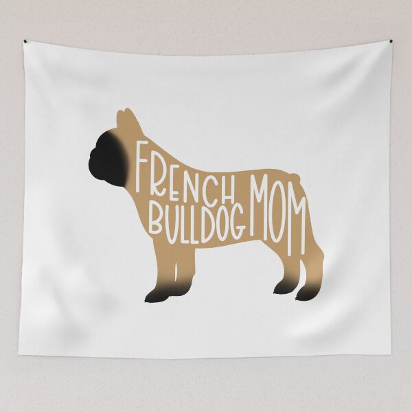 Item preview, French Bulldog Dog Mom Fawn Black Mask designed and sold by Gsallicat.