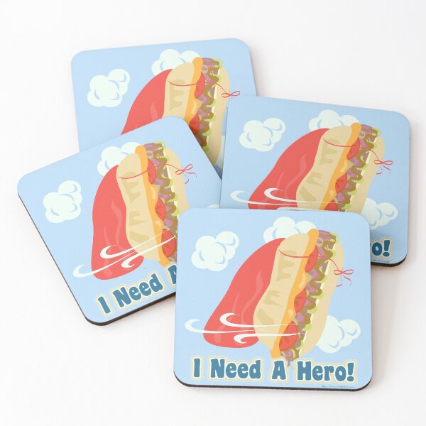 Item preview, Hero Sandwich Fun Super Cartoon Design designed and sold by mytshirtfort.