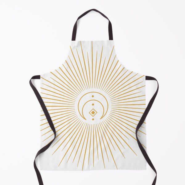 Item preview, Gold Sunburst with Crescent Moon designed and sold by StoneyPointRoad.