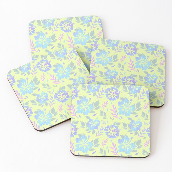 Item preview, Hibiscus Blue and Purple with Yellow Garden designed and sold by WildCanyon.