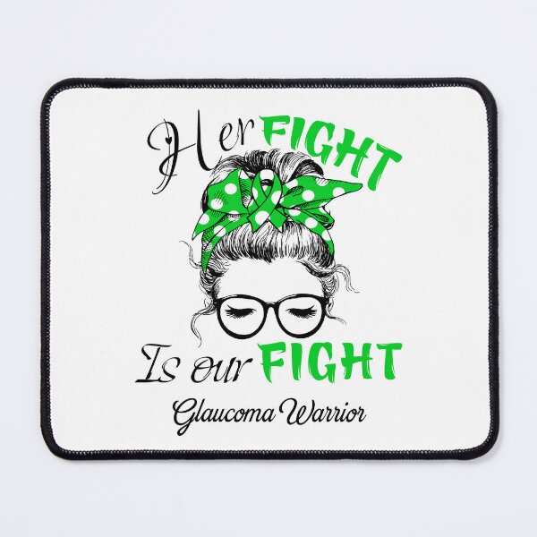 Item preview, Glaucoma Awareness - Her Fight is Our Fight - Support Glaucoma Gifts designed and sold by Aaron309.