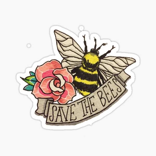 SAVE the Bees! Sticker