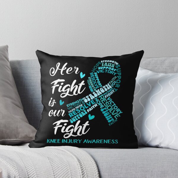 Item preview, Knee Injury Warrior, Her Fight is our Fight Knee Injury Awareness designed and sold by Greggwillard.
