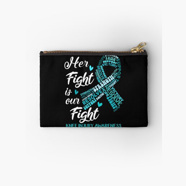 Item preview, Knee Injury Warrior, Her Fight is our Fight Knee Injury Awareness designed and sold by Greggwillard.