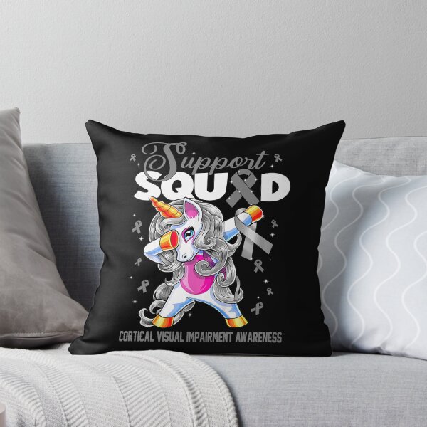 Item preview, Cute Unicorn Support Squad Cortical Visual Impairment Awareness Men Women Kid designed and sold by tenjun16.