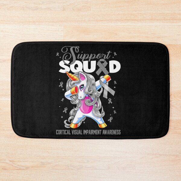 Item preview, Cute Unicorn Support Squad Cortical Visual Impairment Awareness Men Women Kid designed and sold by tenjun16.