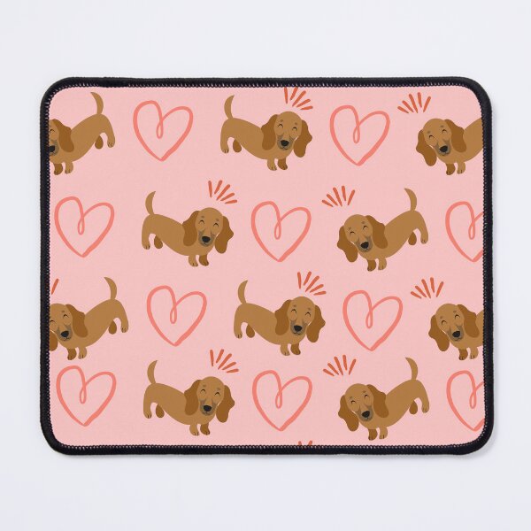 Item preview, I love dachshund dogs pattern designed and sold by Thegentleshop.