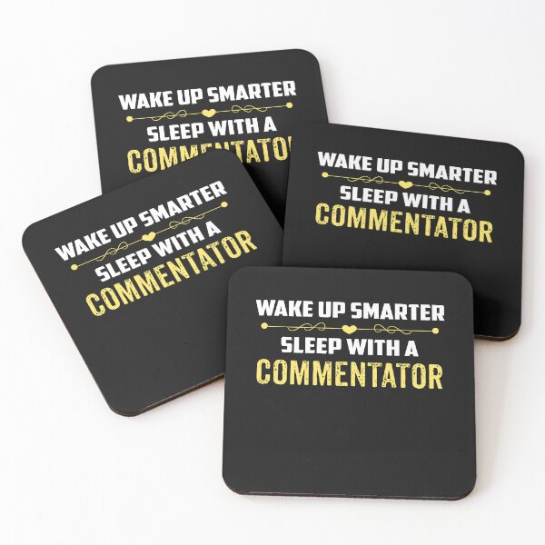 Item preview, Wake Up Smarter Sleep With A COMMENTATOR designed and sold by Just Be Different.