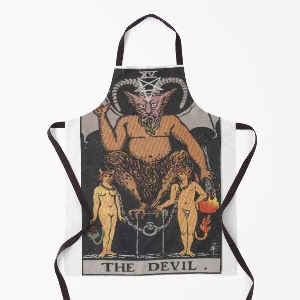 Item preview, Devil Tarot card design print designed and sold by Gastrox.