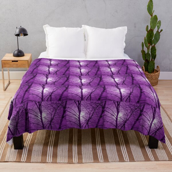 Item preview, Purple Night Sky Moonlight Branches designed and sold by SillaHoekstra.