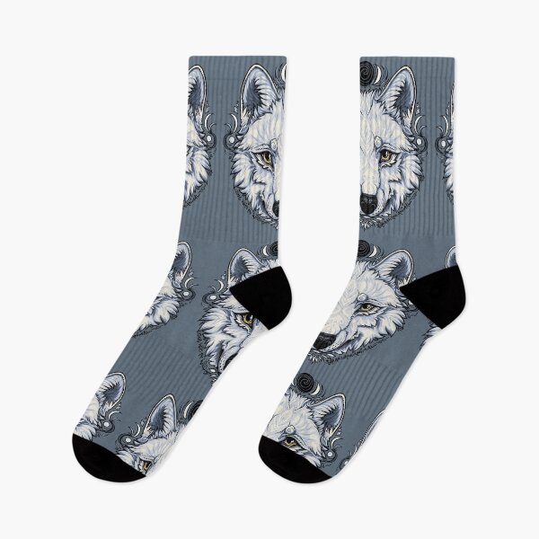 Item preview, White Moon Wolf  designed and sold by Franki Zinke.