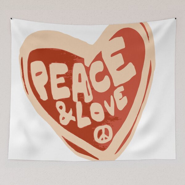 Item preview, Peace & Love  designed and sold by DahabClub.