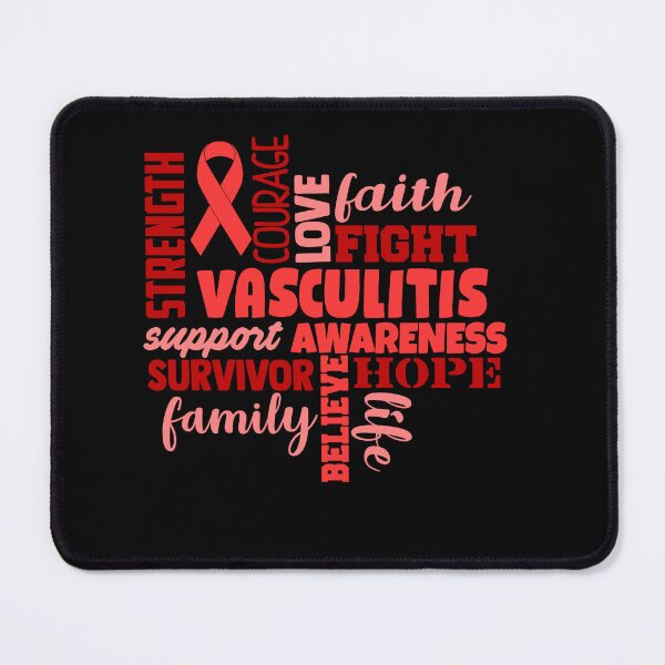 Item preview, Vasculitis Awareness - Strength Courage Faith Hope Love Fight Support Survivor Family Life Believe designed and sold by Hilten.