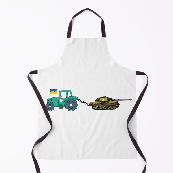 Item preview, Ukrainian Tractor Pulling Tank With Ukraine Flag designed and sold by ronaldsonou.