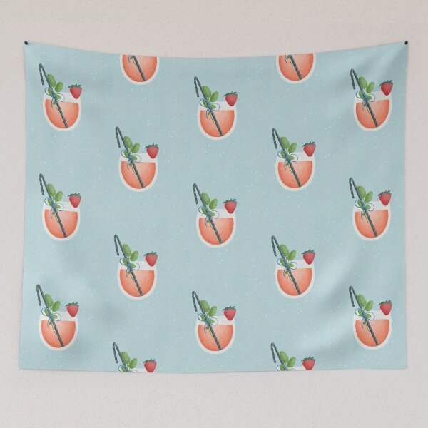 Item preview, Strawberry drink designed and sold by EszterLarisArts.
