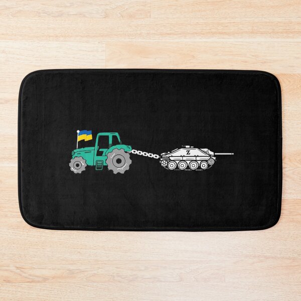 Item preview, Ukrainian Tractor Pulling Tank With Ukraine Flag designed and sold by ronaldsonou.