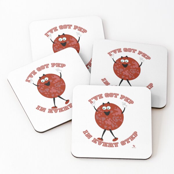 Item preview, Pep in Step Fun Pizza Cartoon Character designed and sold by mytshirtfort.