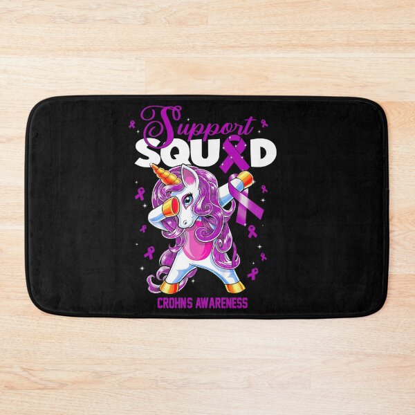 Item preview, Cute Unicorn Support Squad Crohn's Awareness Men Women Kid designed and sold by tenjun16.