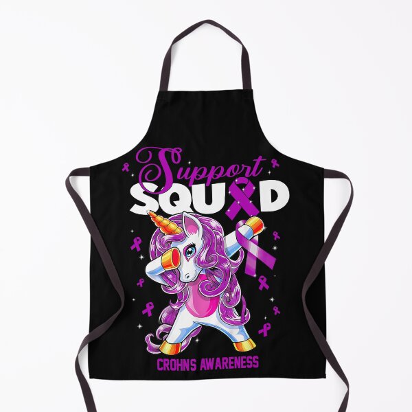 Item preview, Cute Unicorn Support Squad Crohn's Awareness Men Women Kid designed and sold by tenjun16.
