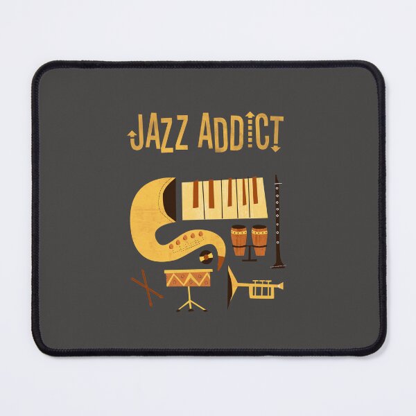 Item preview, Jazz Addict Vintage Jazz Band Musician designed and sold by Amir Abou-Roumié.
