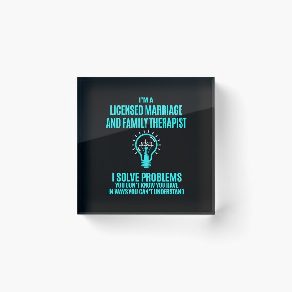 Item preview, Licensed Marriage And Family Therapist T Shirt - I Solve Problems Gift Item Tee designed and sold by averiarnol.