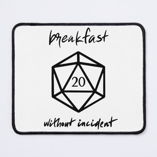 Item preview, Breakfast without Incident (black text) designed and sold by otterscotch.