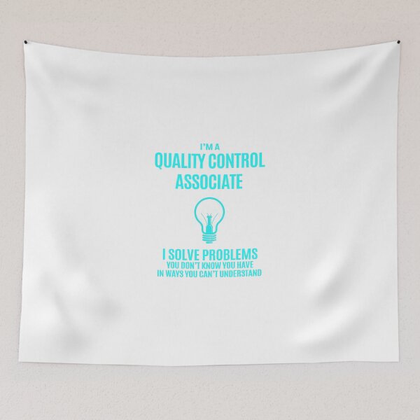 Item preview, Quality Control Associate - I Solve Problems Job Gift designed and sold by melissaval2.