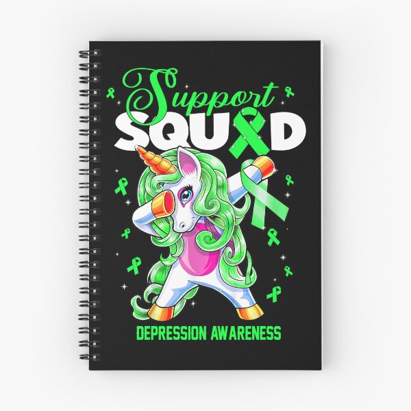 Item preview, Cute Unicorn Support Squad Depression Awareness Men Women Kid designed and sold by tenjun16.