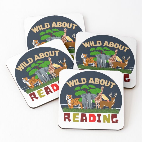 Item preview, Wild About Reading - Book Lover Art Designs designed and sold by Manilyn0907.