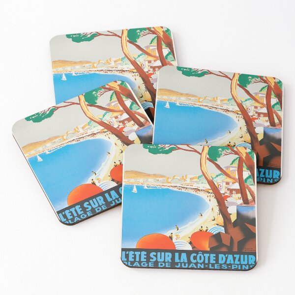 Item preview, Juan les Pins, France - Vintage Travel Poster designed and sold by SALON DES ARTS.