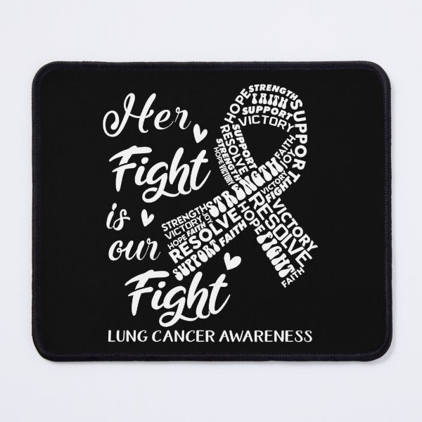 Item preview, Lung Cancer Warrior, Her Fight is our Fight Lung Cancer Awareness designed and sold by Greggwillard.