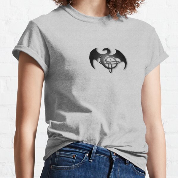 Celtic Dragon (Black and Red) Classic T-Shirt
