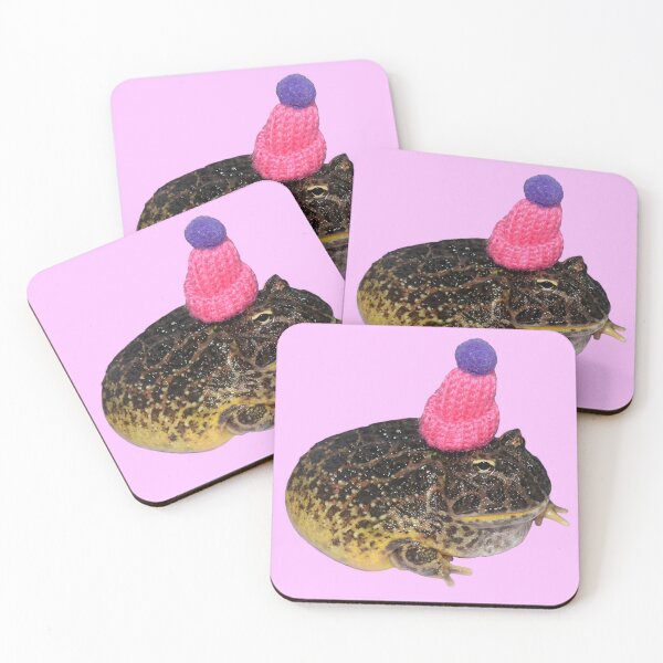 Item preview, Pink hat frog designed and sold by LimetheFrog.