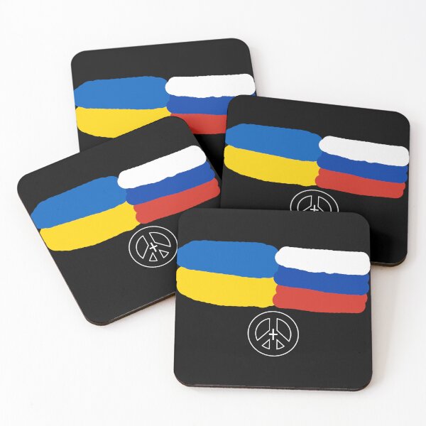 Item preview, Ukraine and Russia - peace designed and sold by RetroShopSerbia.