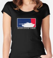 Camiseta entallada de cuello ancho Grandes Ligas Tanker